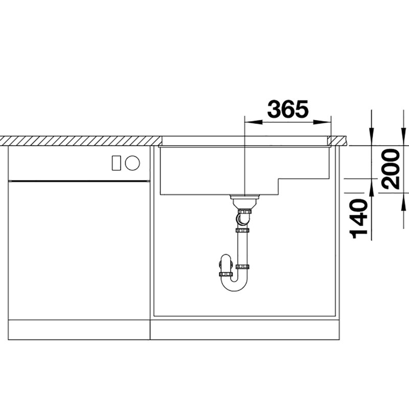 Subline Undermount Kitchen Sink, Coffee