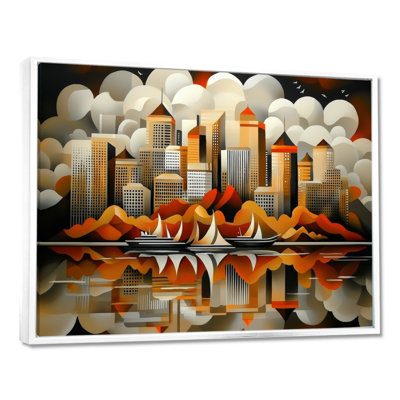 Canada Cubic Vancouver City In Autumn I - City Vancouver Wall Décor
