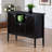 Erik Coffee-Finished Entryway Buffet Cabinet With  Plenty Of Space, 33.43" H X 45.83" W X 15.59" D
