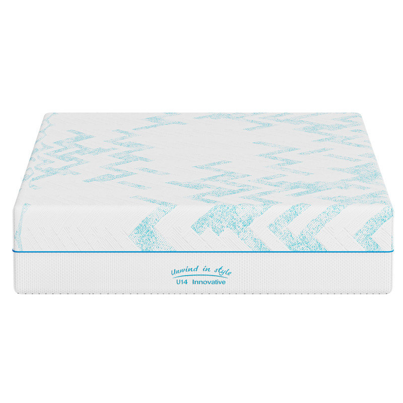 10-inch RV Latex Memory Foam Mattress, short king size, large format, free of glass fibers, medium hardness texture, breathable memory foam.