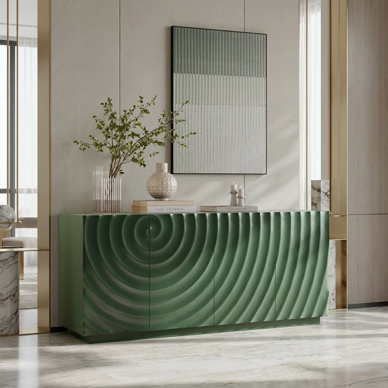 Stylish And Functional 4-door Cabinet