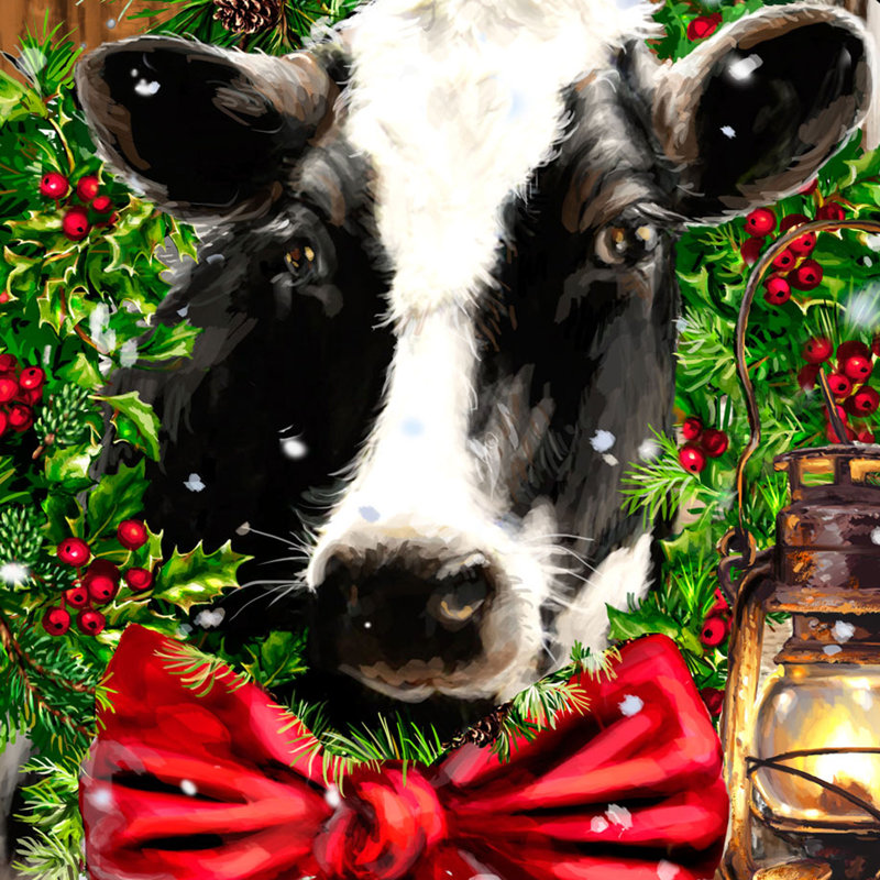 Décoration de Noël à la ferme