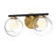 Applique murale de salle de bain à 2 lumières dimmables de 15,25 po avec globes opales-911321732-911321733