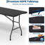 Ensemble de 2 tables pliantes portatives de 6 pi avec poignée de transport-130714647