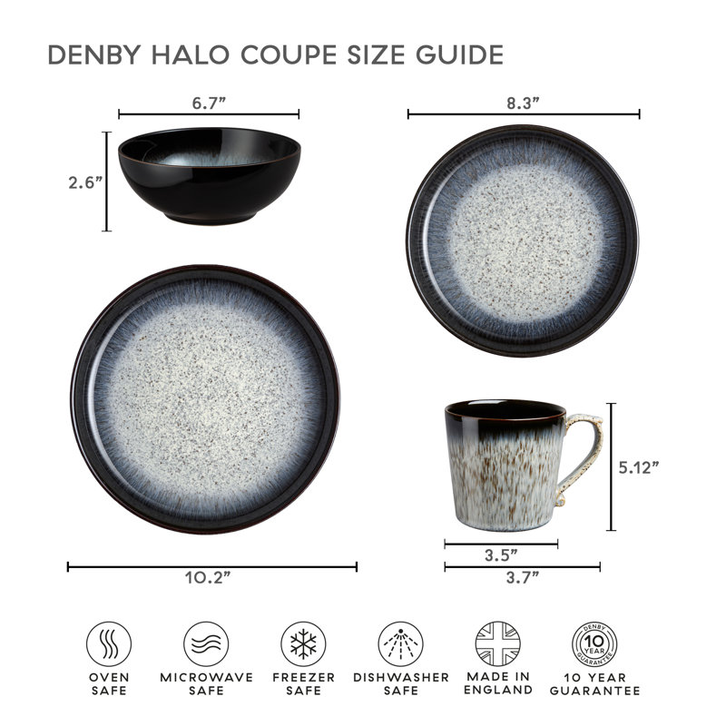 Ensemble de 4 bols à céréales Halo