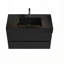 Meuble-lavabo mural Mid-Century avec tiroirs doubles pour salle de bain moderne