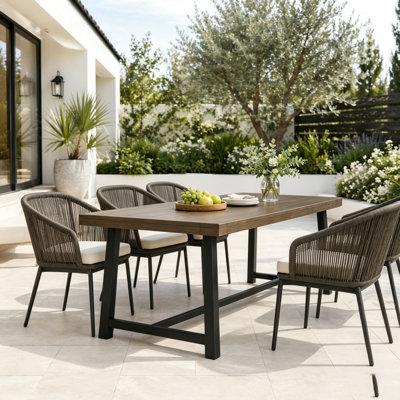 Outdoor  Wood Dining Table