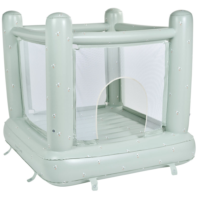 Jeu gonflable: Sammy la mouette - vert