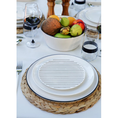 Ensemble de service à gâteaux élégant (6 pièces), céramique blanche, 7,5 po x 7,5 po chacun | 100% céramique durable | Parfait pour les anniversaires, les mariages et les occasions spéciales, design élégant et fonctionnel