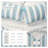 Coastal Striped Reversible Quilt Set with Shams-543031336-543031335