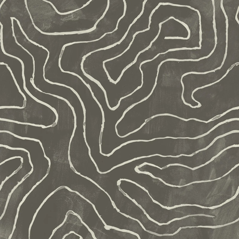 Elevation - Wallpaper, Premium Paper, Soft Black, Non-Pasted