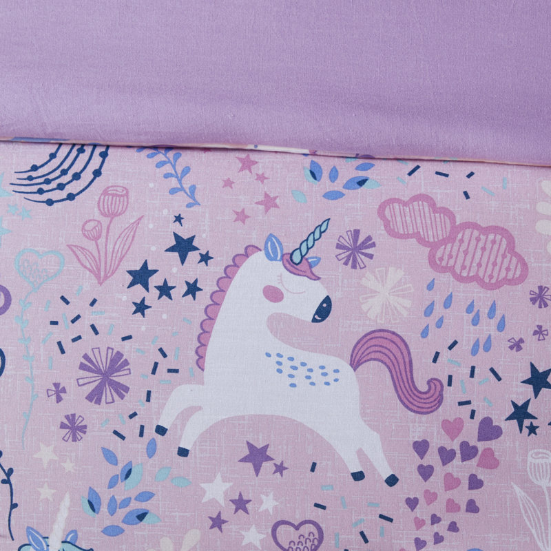 Lola Unicorn Cotton Duvet Cover Set