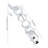 5 Steps Wall Mounted Retractable Ladder-596084292