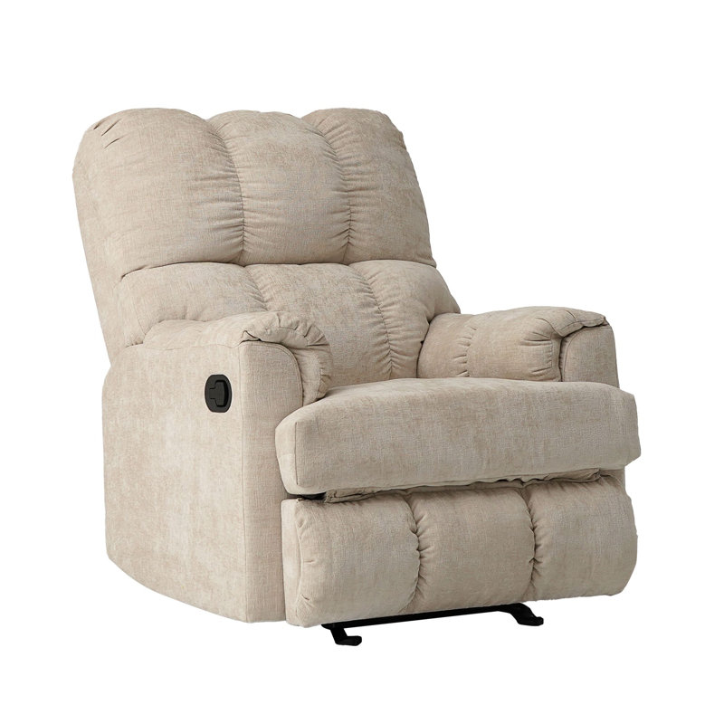 Fauteuil inclinable manuel berçant 29,5 po de largeur, Gris