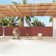 Dakota Fields 1200cm W x 160cm D Fabric Cover Motorised Retractable Side Awning