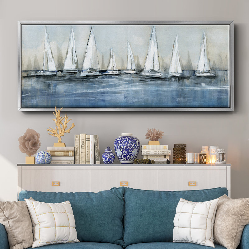 «Waiting For The Sun», reproduction d'art sur toile, H 8 po x l 20 po x P 1,5 po, Argent
