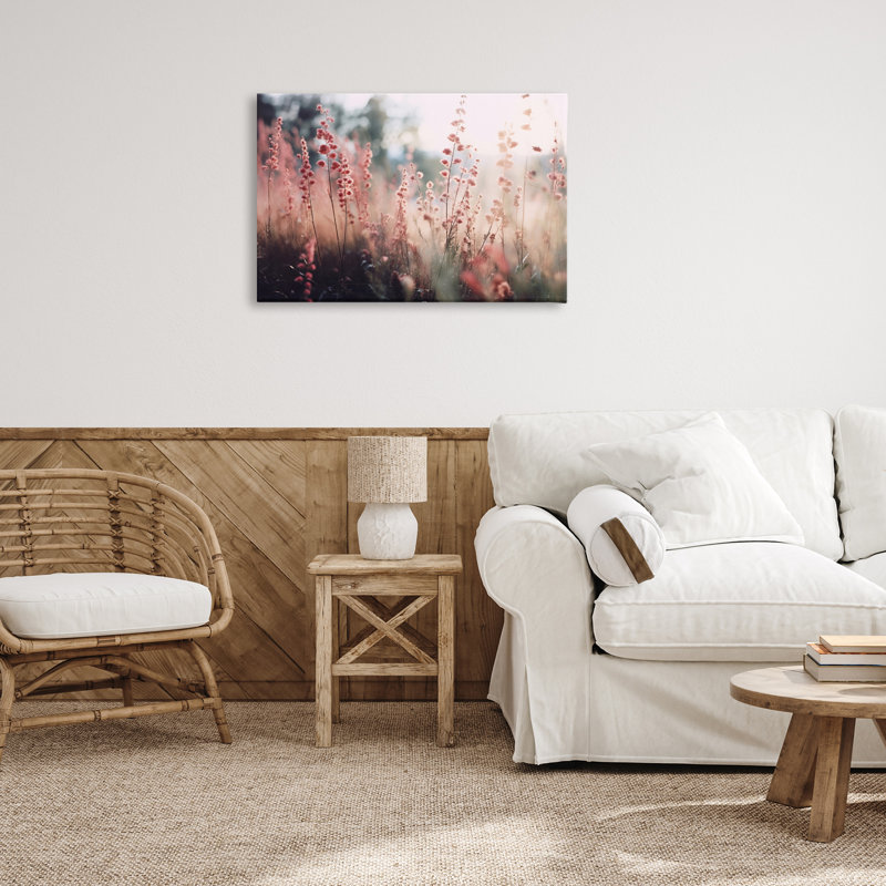 Art mural en toile Sun Bleached Wild Botanicals, design par Lazar Studio, 20" H x 30" W