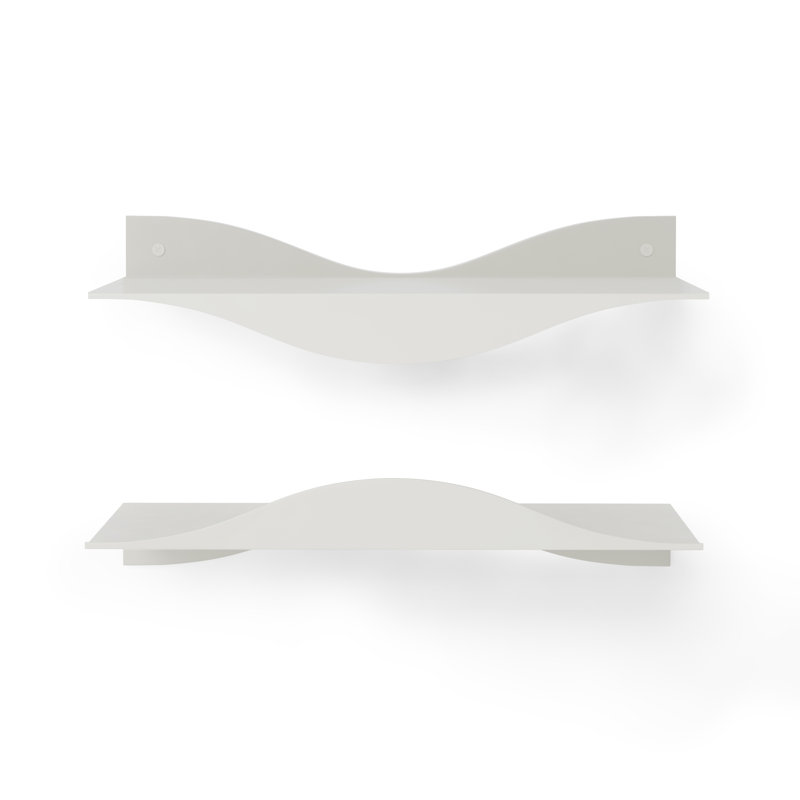 Surf Shelves (Set Of 2) Black, White