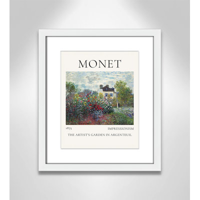 Old Masters Collection "Artists Garden in Argenteuil" Print
