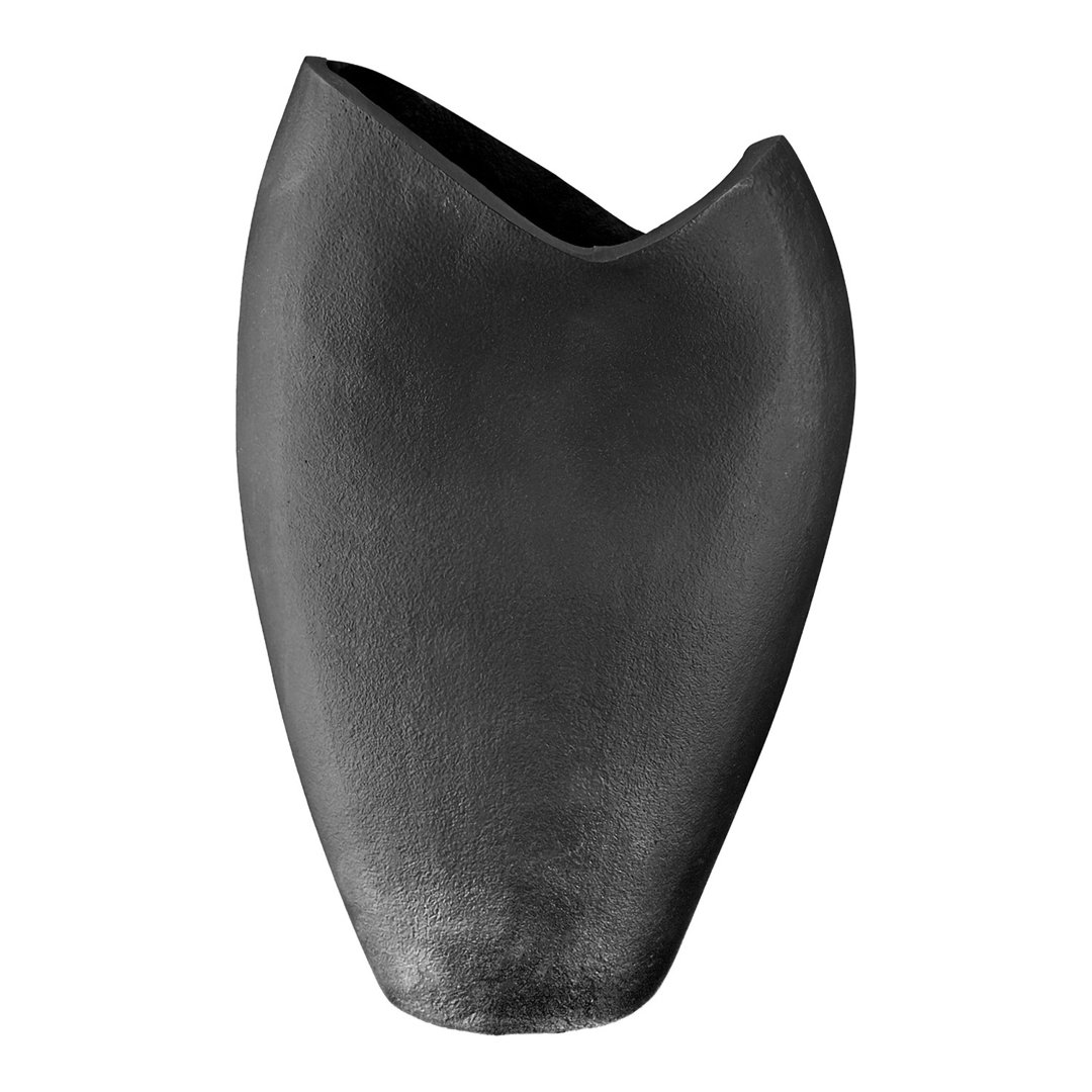 Vase Vulkano anthrazitfarben H. 42 cm