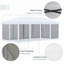 Auvent avec filet 10 pi x 20 pi Outsunny-289413866