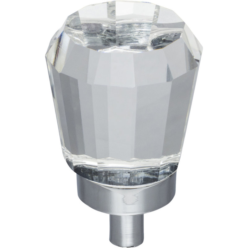 Harlow Geometric Knob, Polished Chrome, 1 1/4″