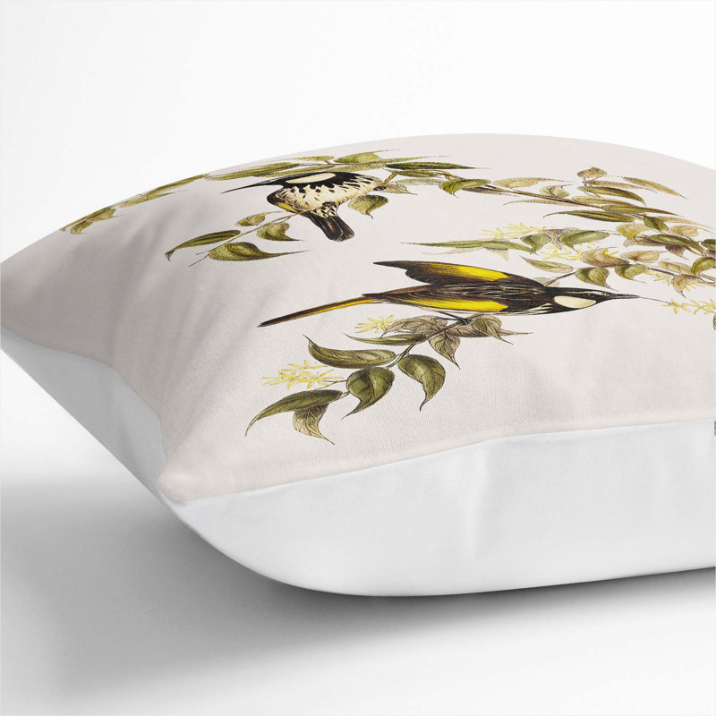 Square Cushion, White, 55cm H x 55cm W x 20cm D