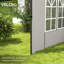 Childersburg Gazebo Side Panels with Window for 3x3(m) or 3x6m Gazebo-1978927280