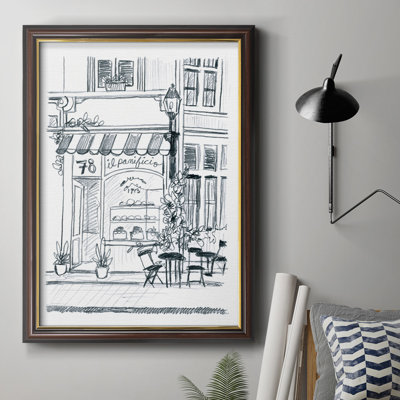 «Italian Street Sketch I», reproduction de photo sur toile encadrée
