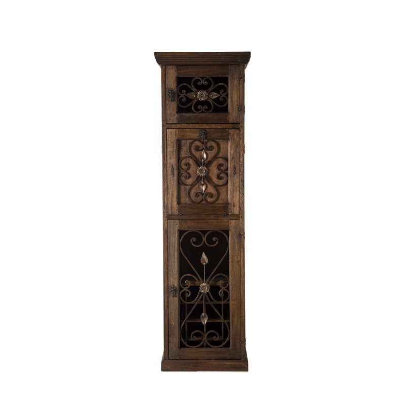 Hand-Made Barn Wood Serving Bar Cabinet