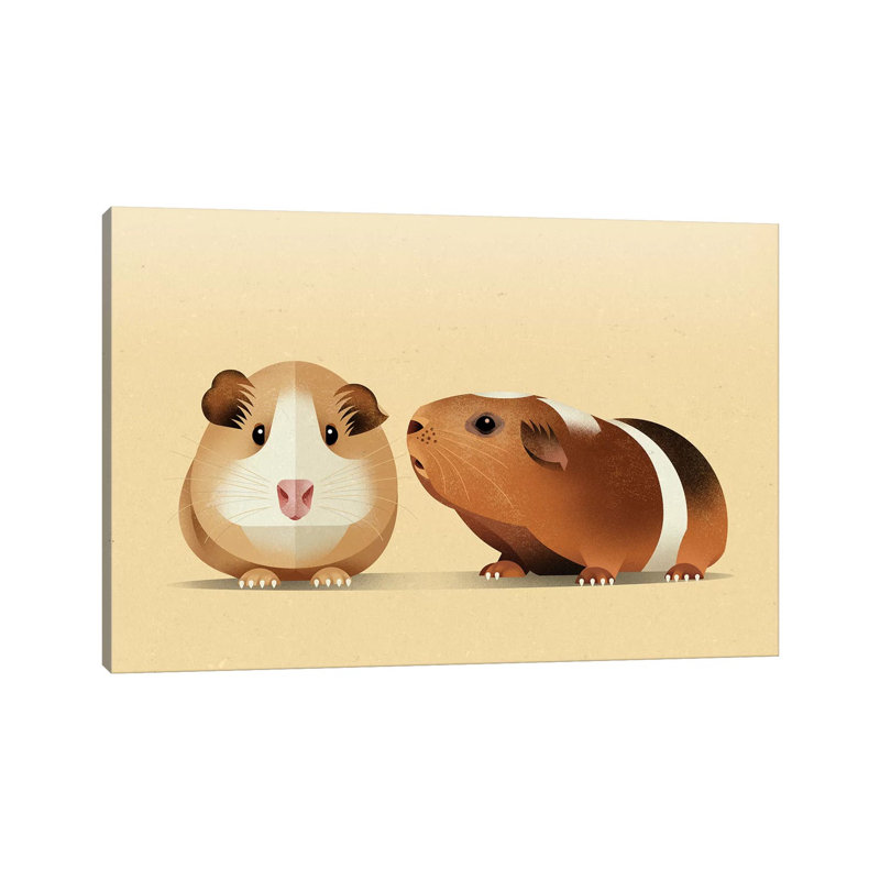Guinea Pig by Dieter Braun - Print on Canvas, 101.6 cm H x 66.04 cm W x 1.91 cm D, Wrapped Canvas