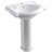 Devonshire Ceramic 25" Pedestal Bathroom Sink with Overflow-10941075-19195639