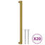Metro Lane Cabinet Handles 10 Pcs Stainless Steel-105911023-105911024