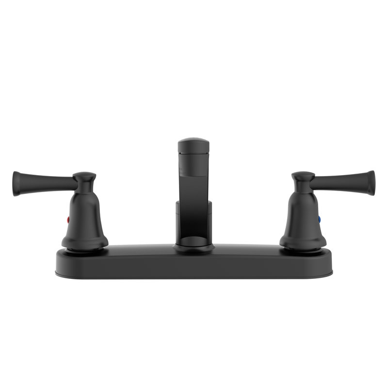 2-handle Bathroom Faucet, Matte Black