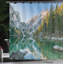 Ensemble de rideau de douche nature automne view lake mountain-20637538