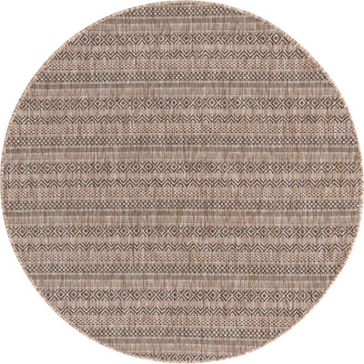 Tapis d'extérieur scintillant brun clair