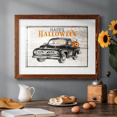 Happy Halloween, impression sur papier encadrée