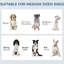 Medium Dog Food Cabinet With Hidden Bowls, Adjustable Panel, Hooks, Pure White Feeding Station Concealed Utensils,