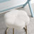Bonview Flower Upholstered Velvet Metal Accent Stool-2026025187