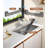 Aluminum Alloy Suction Cup No-Drill Retractable Clothes Rack-1146831563