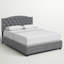 Lit plateforme tapissier avec rangement Krick-828754529-828754528