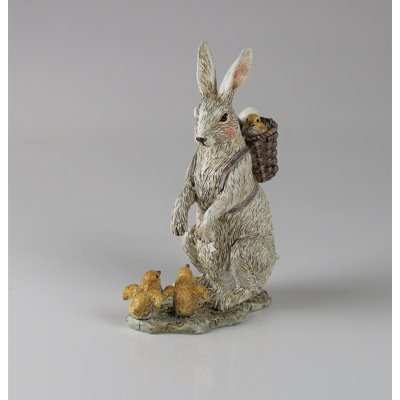 Skulptur "Hase mit Korb" Rumson