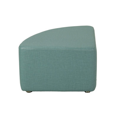 Upholstered Pie Ottoman 12" Height