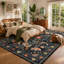 Tapis à motif floral antidérapant Goldene-1182842898