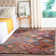 Miley Geometric Red Area Rug