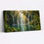 Ensemble de 1 tableau sur toile représentant une cascade en forêt-129071134-129071133