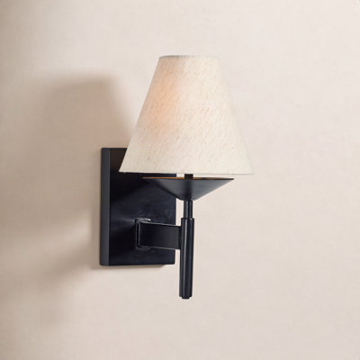 Warren Single Light Dimmable Armed Sconce
