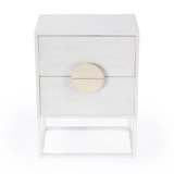 Lennasa 2 drawers Nightstand