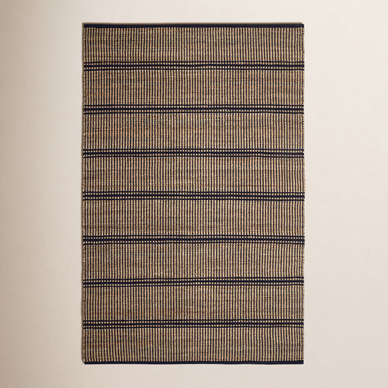Arbor Ivory Handwoven Jute Rug, Rectangle 5' x 8', Ivory