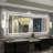 Wayfair Basics® UL Certified Front & Back LED Anti-Fog Tempered Glass Framed Bathroom/Vanity Mirror-1233668541